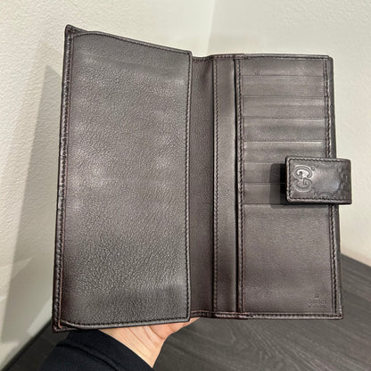 #179 GUCCI Guccissima Long Wallet