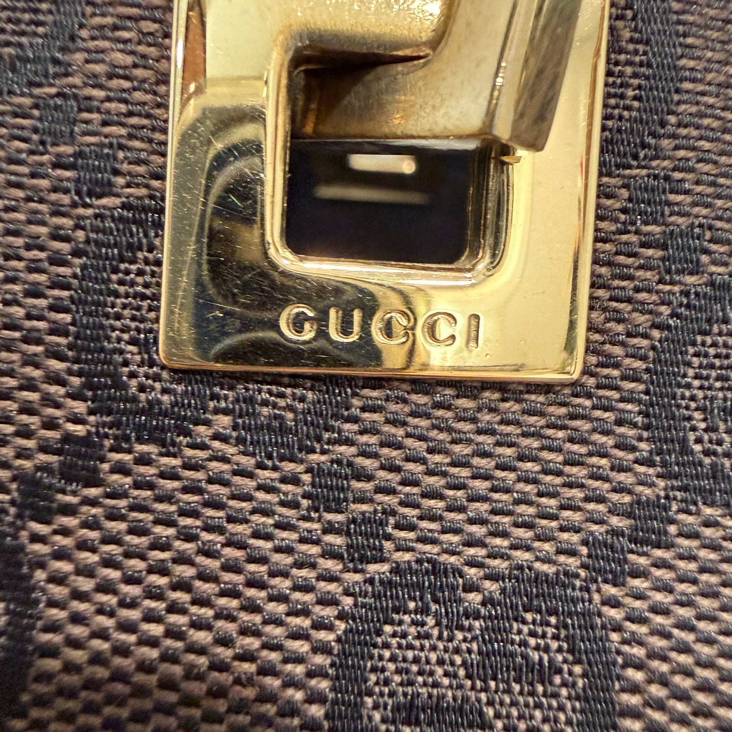 #3207 GUCCI Brown Canvas Tote