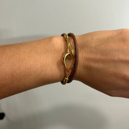 1025 HERMÈS Double Hook Wrap Bracelet MSRP $435