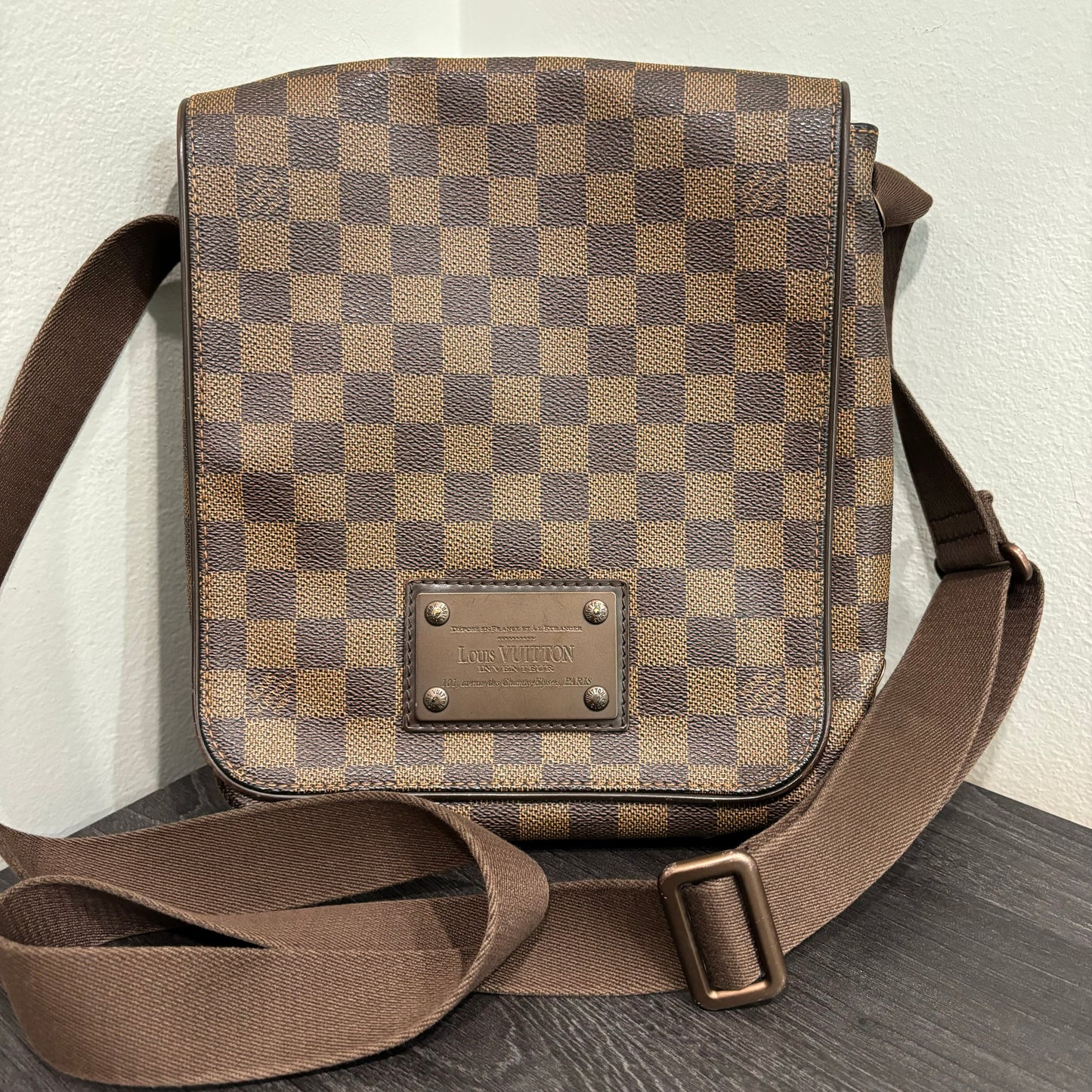 #309 LOUIS VUITTON Brooklyn PM Damier