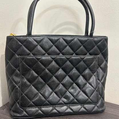 CHANEL Caviar Medallion Tote (COA Included)