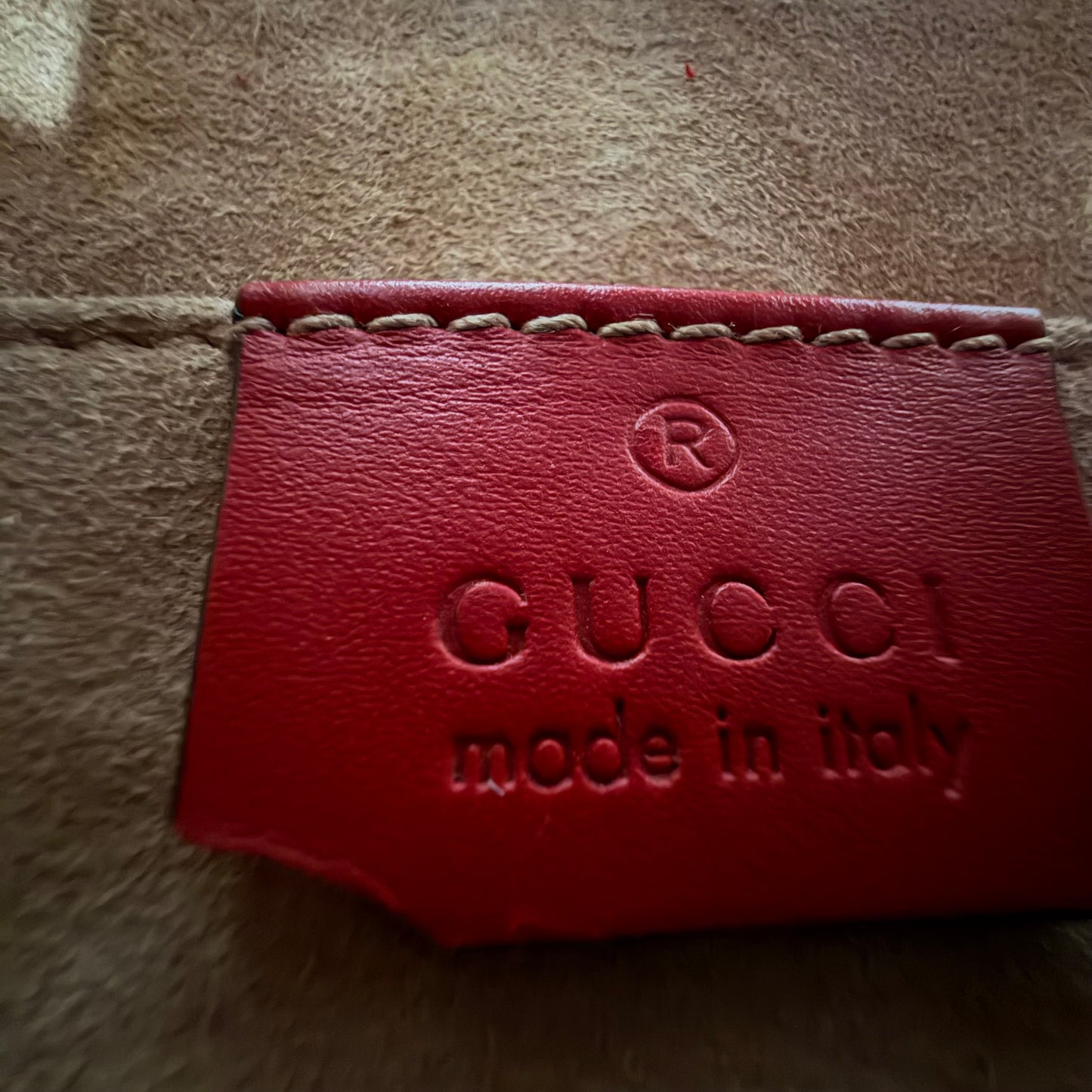 #8205 GUCCI Mini Red Sylvie