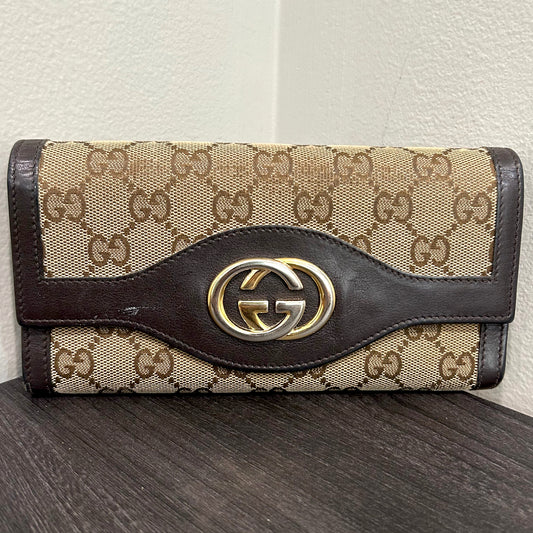 SOLD! Gucci GG Wallet NEEDS REPAIR