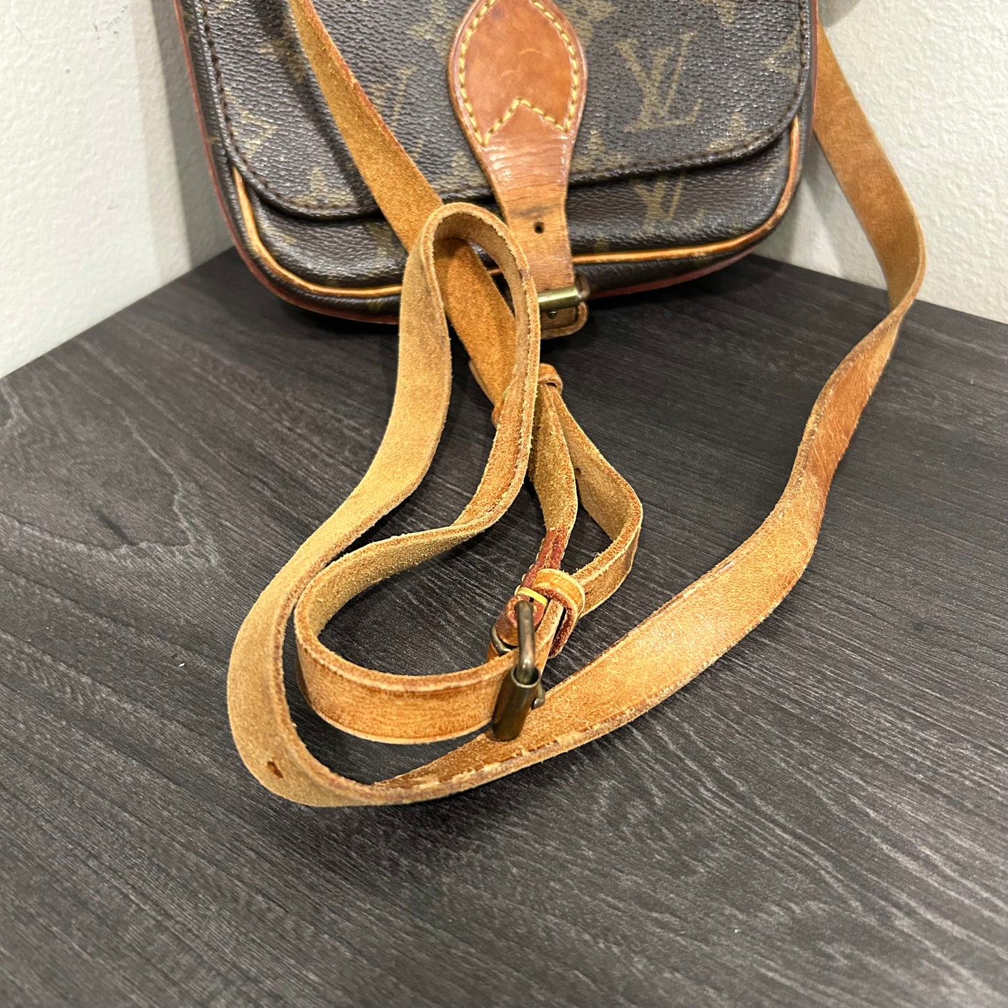 #728 LOUIS VUITTON Monogram Cartouchiere PM