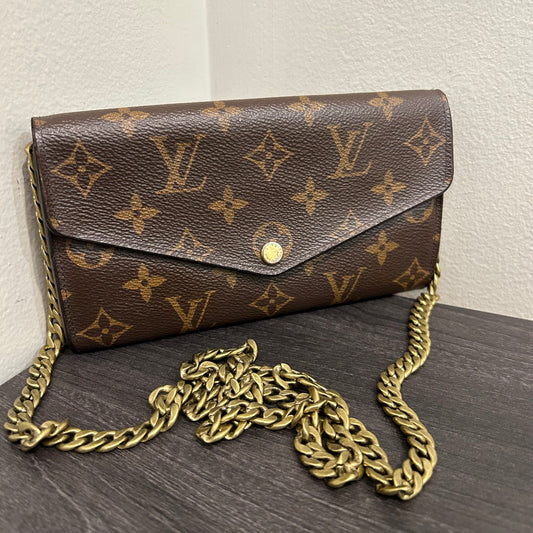 Louis Vuitton Wallet w/ Added Chain