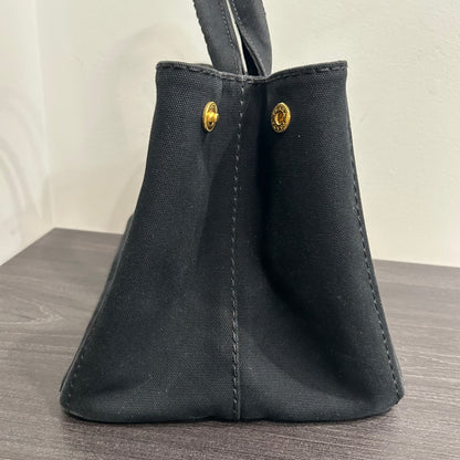 CLEARANCE #840 PRADA Canapa Large Tote (Black)