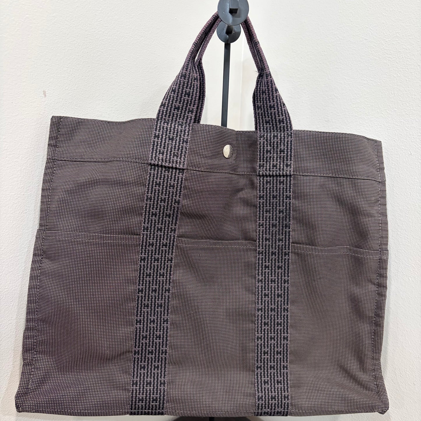 #3224 HERMES Gray Ligne Tote