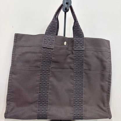 #3224 HERMES Gray Ligne Tote