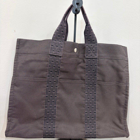 #3224 HERMES Gray Ligne Tote