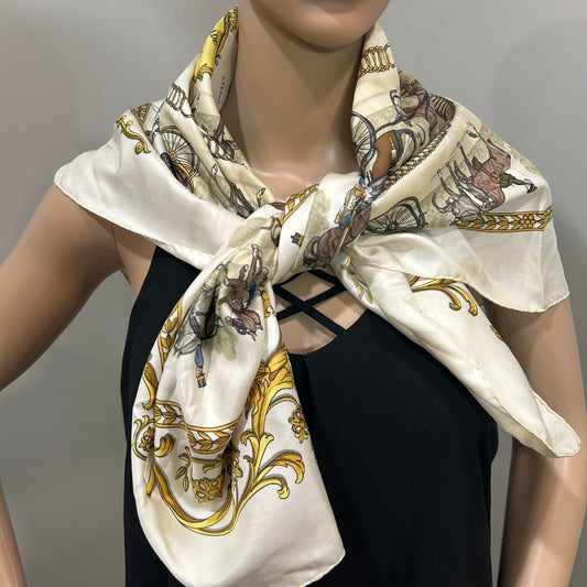 4003 HERMÈS 90cm Silk Scarf MSRP $620