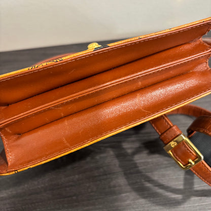 8868 MCM Cognac Visetos Crossbody