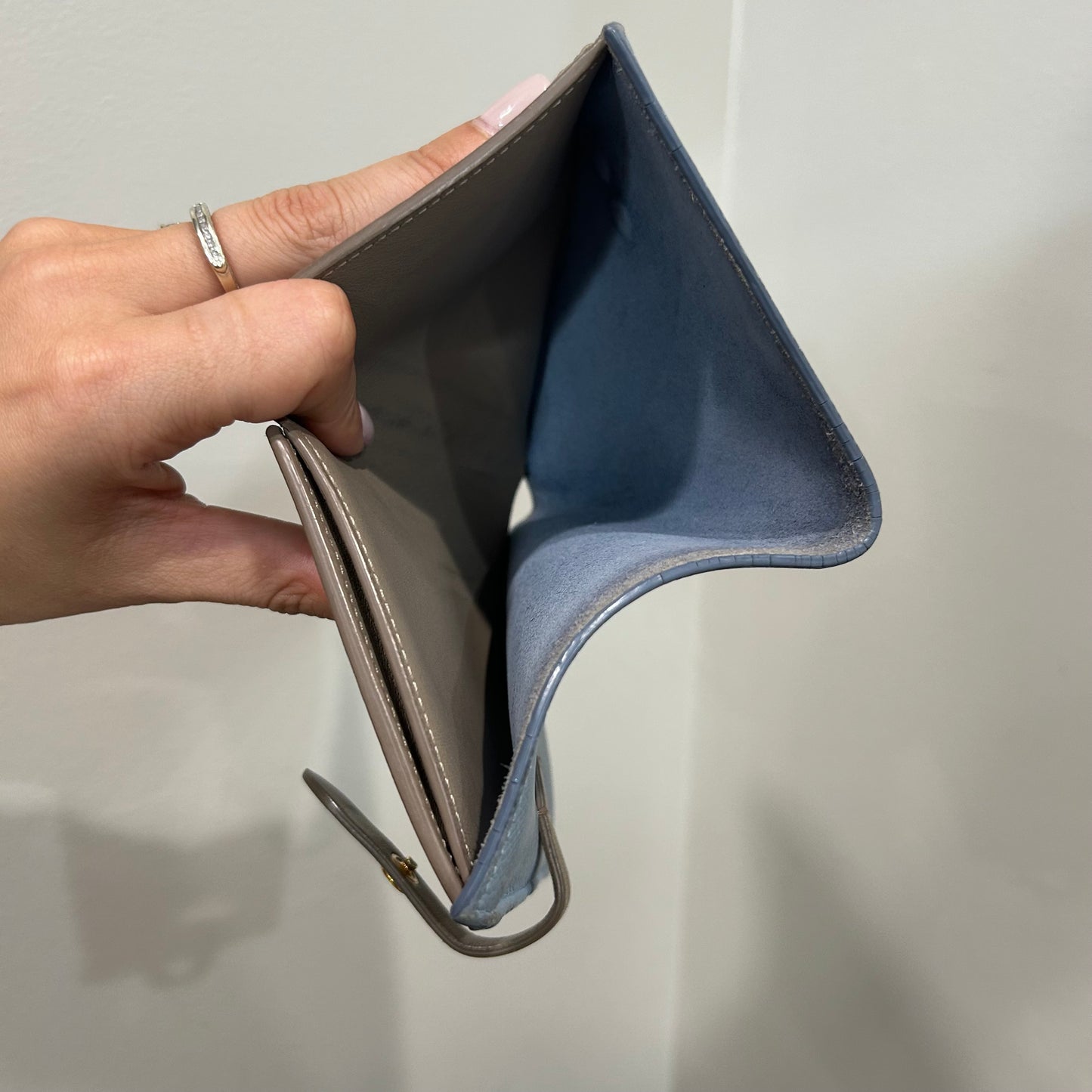 #110 Celine Blue Wallet