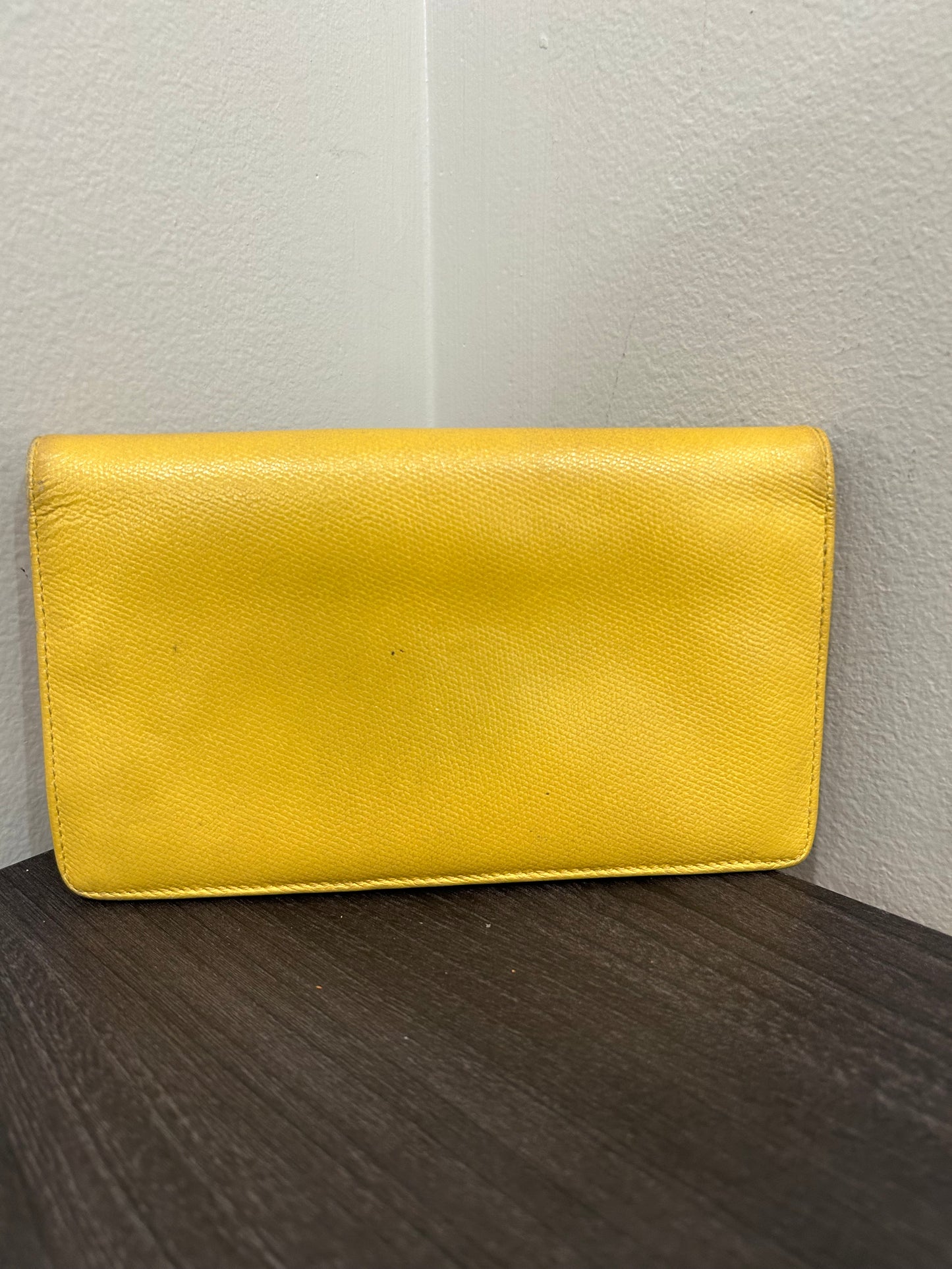 CLEARANCE CHANEL Yellow Wallet
