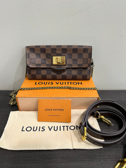 SOLD! Louis Vuitton Damier Wallet on Chain