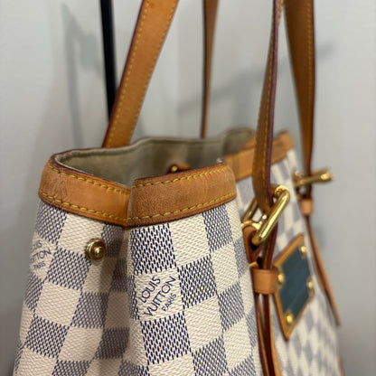 #1107 LOUIS VUITTON Damier Hampstead MM