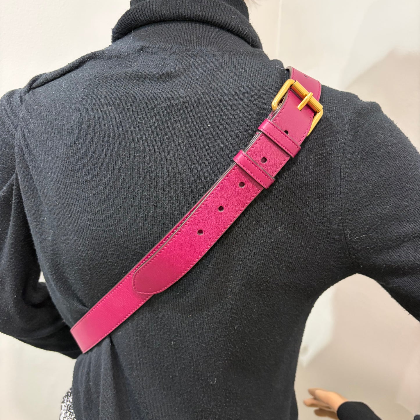 8893 GUCCI Purple GG Marmont Belt Bag Matelasse Velvet MSRP $980