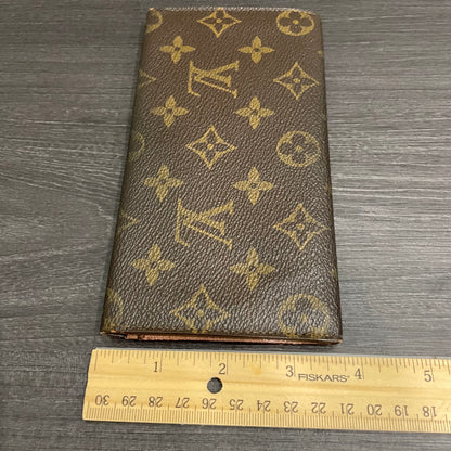 #199 LOUIS VUITTON Monogram Bi-fold Long Wallet