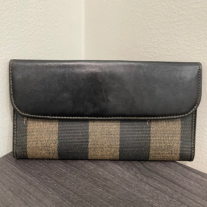 #146 FENDI Canvas Long Wallet