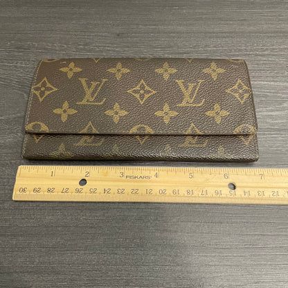 #199 LOUIS VUITTON Monogram Bi-fold Long Wallet