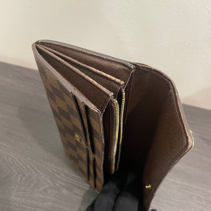 #178 LOUIS VUITTON Damier Ebene Long Wallet