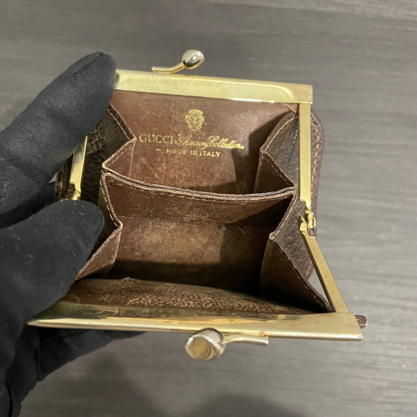 #179 GUCCI GG Canvas Coin Purse