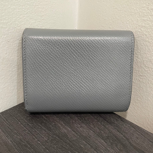 #187 CELINE Leather Compact Wallet