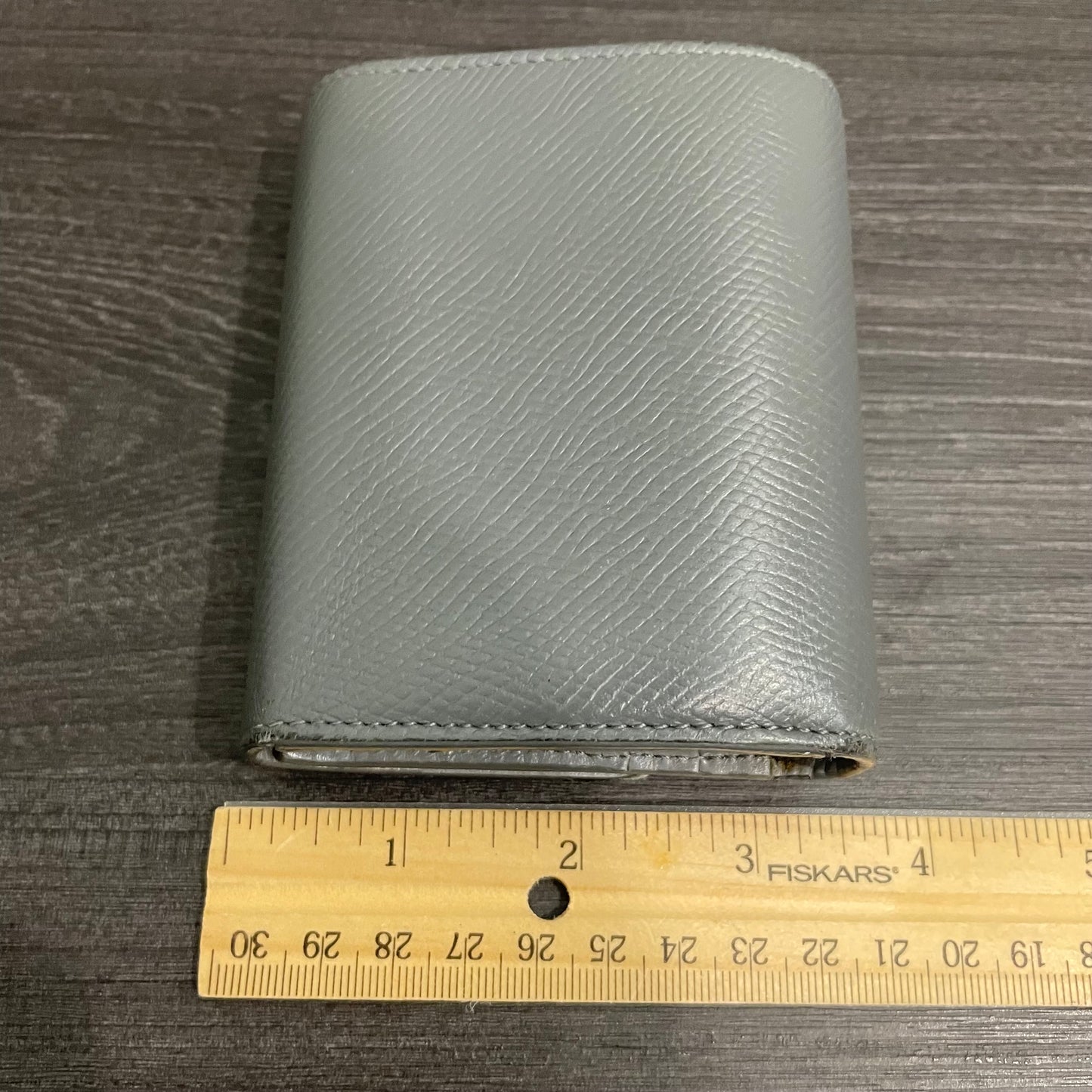 #187 CELINE Leather Compact Wallet