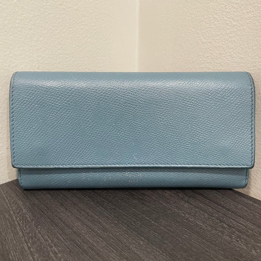 #188 CELINE Leather Long Wallet