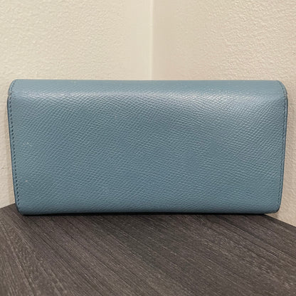 #188 CELINE Leather Long Wallet