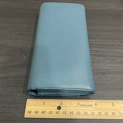 #188 CELINE Leather Long Wallet
