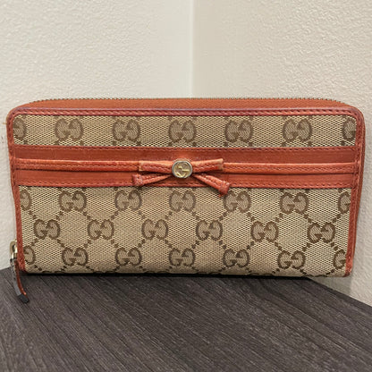 #192 GUCCI GG Canvas Zippy Wallet