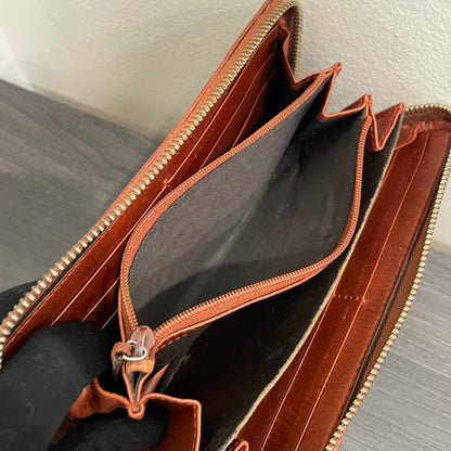 #192 GUCCI GG Canvas Zippy Wallet