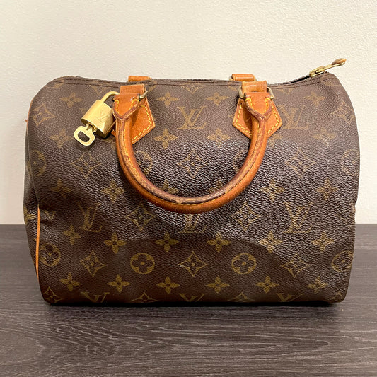 July-9 BAG DROP (Subscriber Price $290) Louis Vuitton Monogram Speedy 25 with Lock & Key