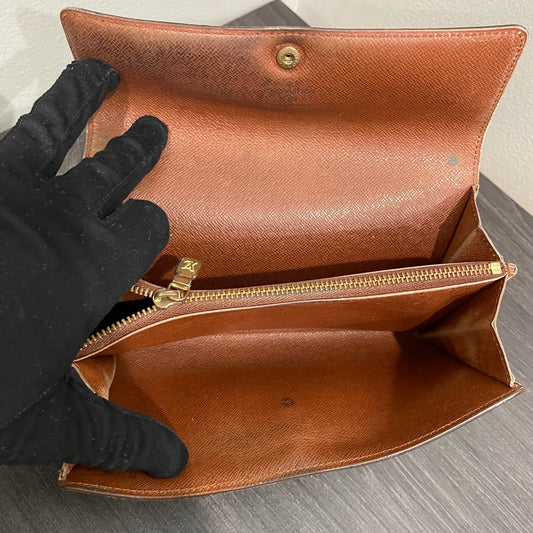 #194 LOUIS VUITTON Monogram Long Wallet