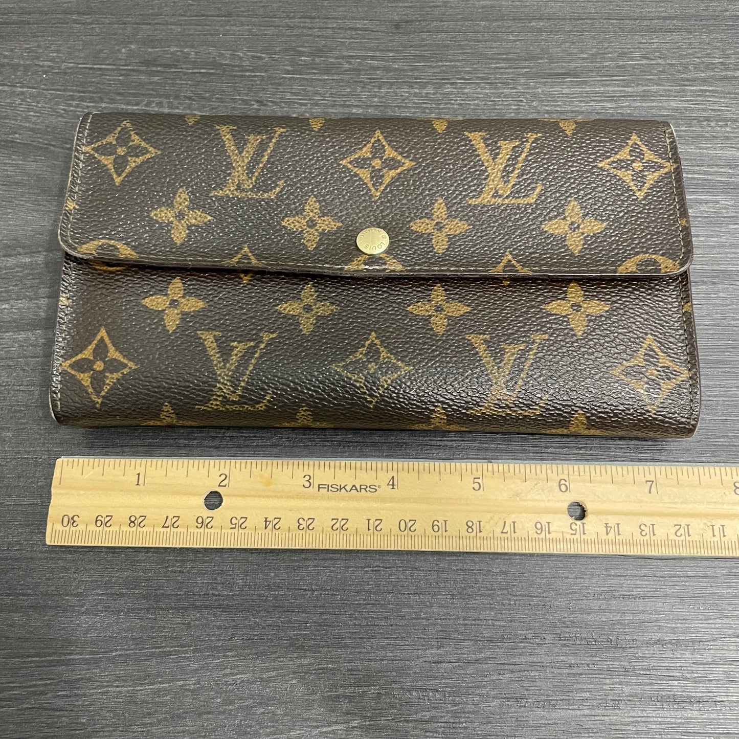 #194 LOUIS VUITTON Monogram Long Wallet