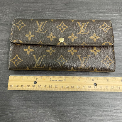 #194 LOUIS VUITTON Monogram Long Wallet