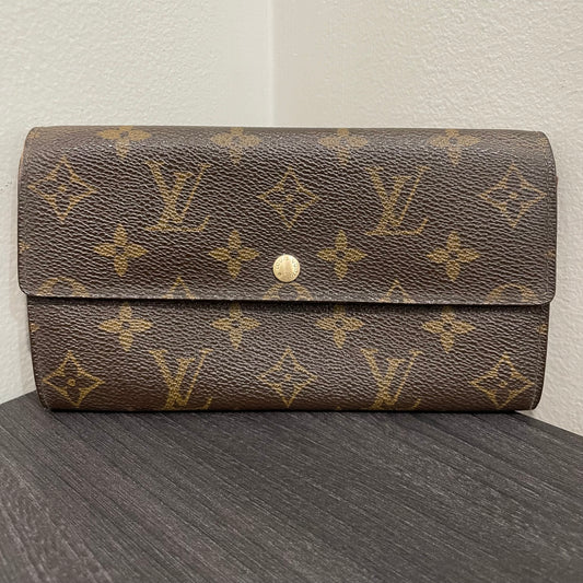 #195 LOUIS VUITTON Monogram Long Wallet