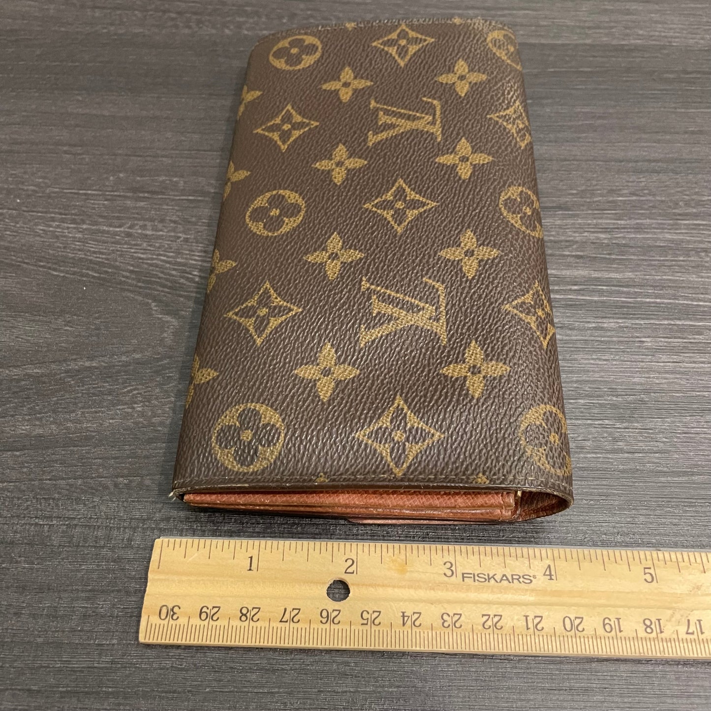 #195 LOUIS VUITTON Monogram Long Wallet