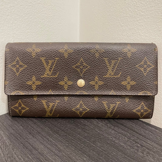 #196 LOUIS VUITTON Monogram Long Wallet