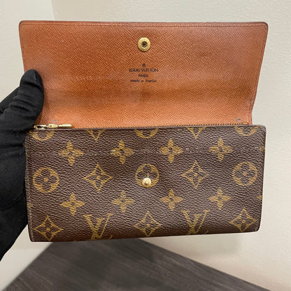 #196 LOUIS VUITTON Monogram Long Wallet
