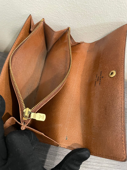 #196 LOUIS VUITTON Monogram Long Wallet