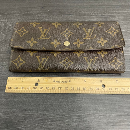 #196 LOUIS VUITTON Monogram Long Wallet