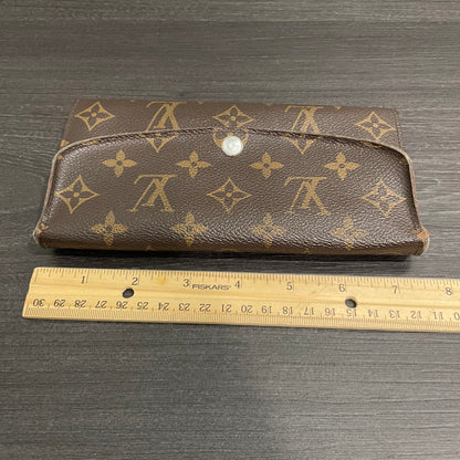 #197 LOUIS VUITTON Monogram Orange Long Wallet