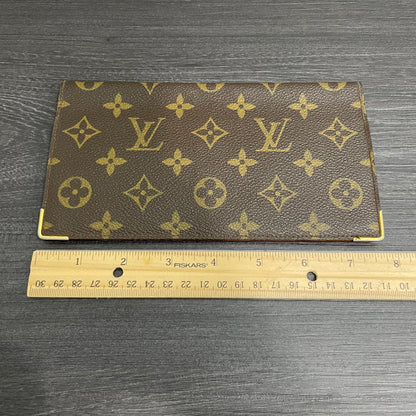 #200 LOUIS VUITTON Monogram Checkbook Holder