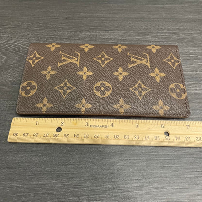 #201 LOUIS VUITTON Monogram Checkbook Holder