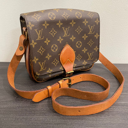 #603 LOUIS VUITTON Monogram Cartouchiere Crossbody