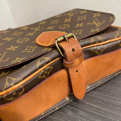 #603 LOUIS VUITTON Monogram Cartouchiere Crossbody