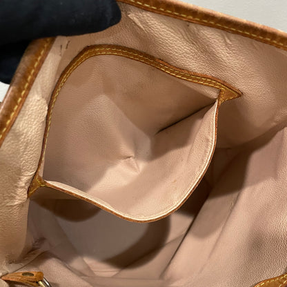 #604 LOUIS VUITTON Monogram Bucket Shoulder Bag