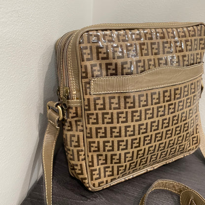 #610 FENDI Vintage Zucchino Crossbody Bag