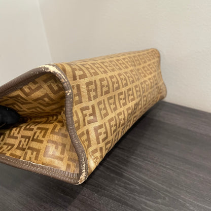 #611 FENDI Vintage Zucchino Clutch Pouch